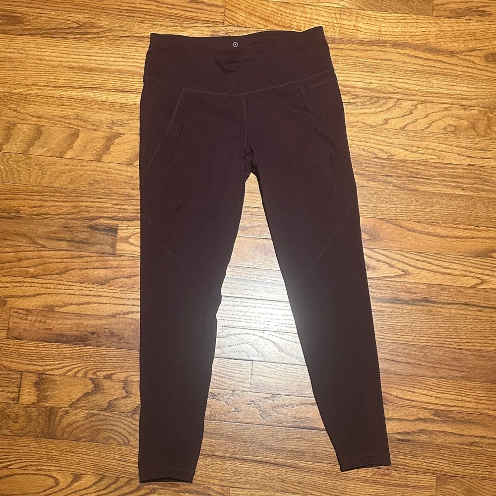 Maroon Sweaty Betty Power 7/8 Leggings